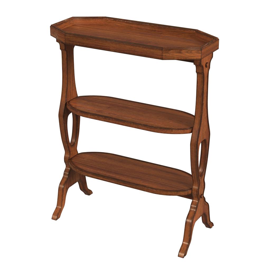 Hadley Side Table, Medium Brown. Picture 1