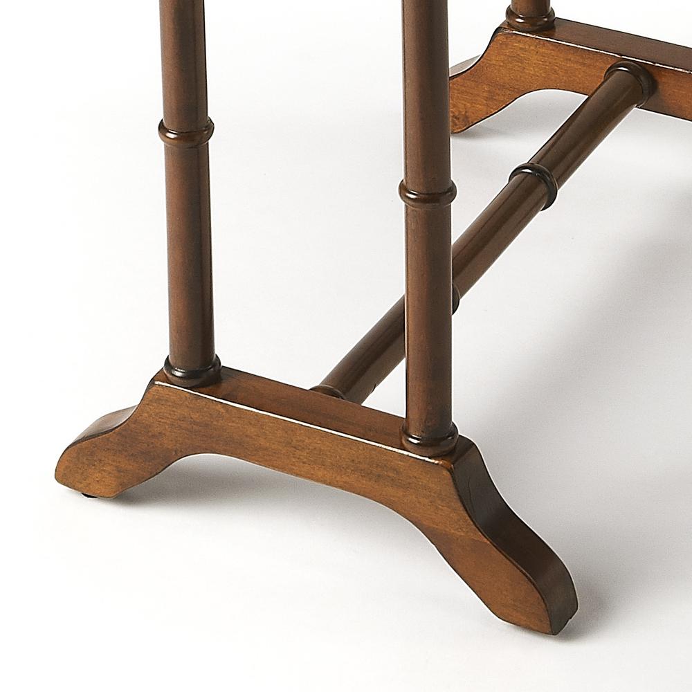 Darrow Drop-Leaf Side Table, Medium Brown. Picture 4