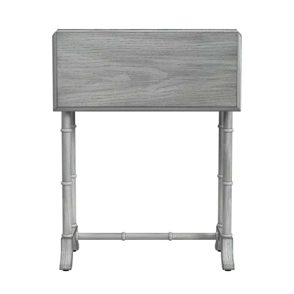 Darrow Drop-Leaf Side Table, Gray. Picture 4