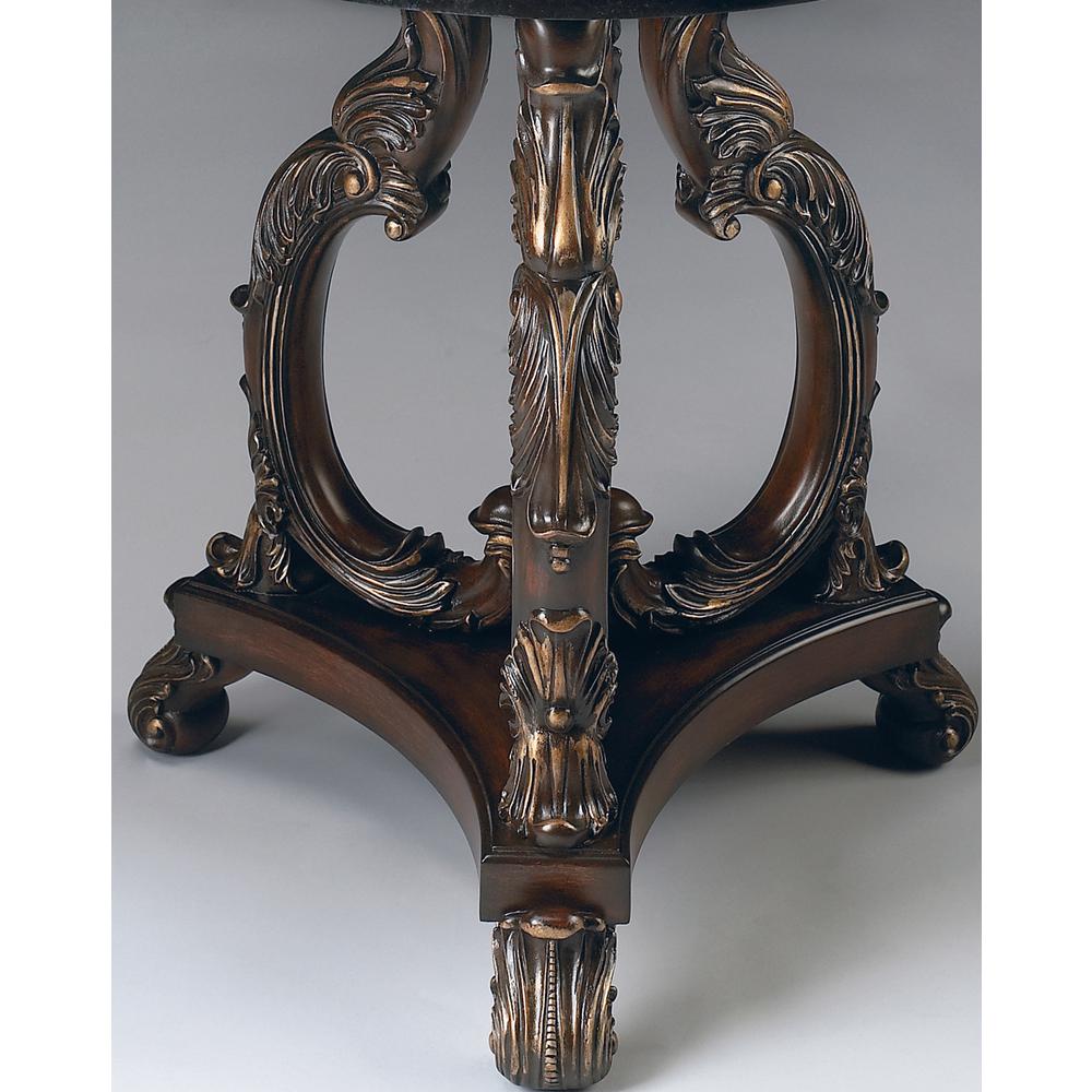 Lafayette Round Stone 22.5"W Side Table, Multi-Color. Picture 3