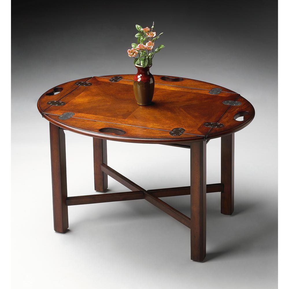 Carlisle Butler Coffee Table, Dark Brown. Picture 3