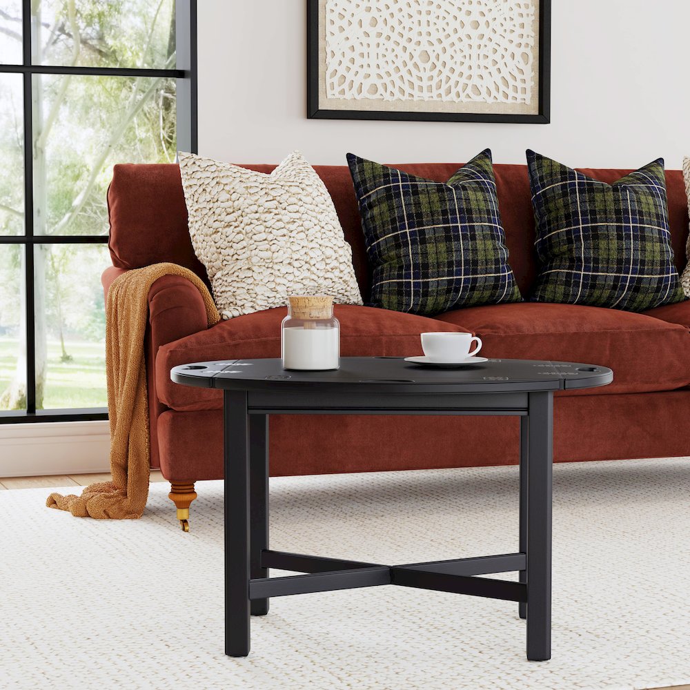Carlisle Butler Coffee Table, Black. Picture 7