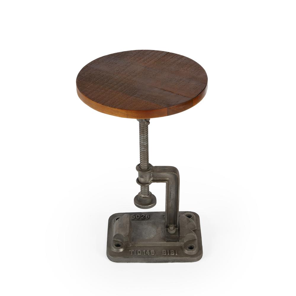 Ellis Adjustable Pedestal Side table, Multi-Color. Picture 2