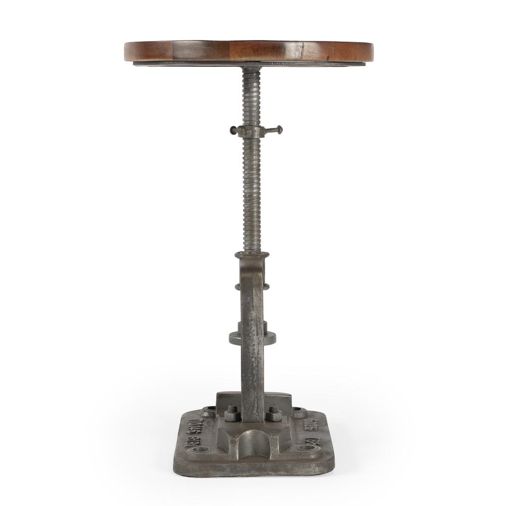 Ellis Adjustable Pedestal Side table, Multi-Color. Picture 4
