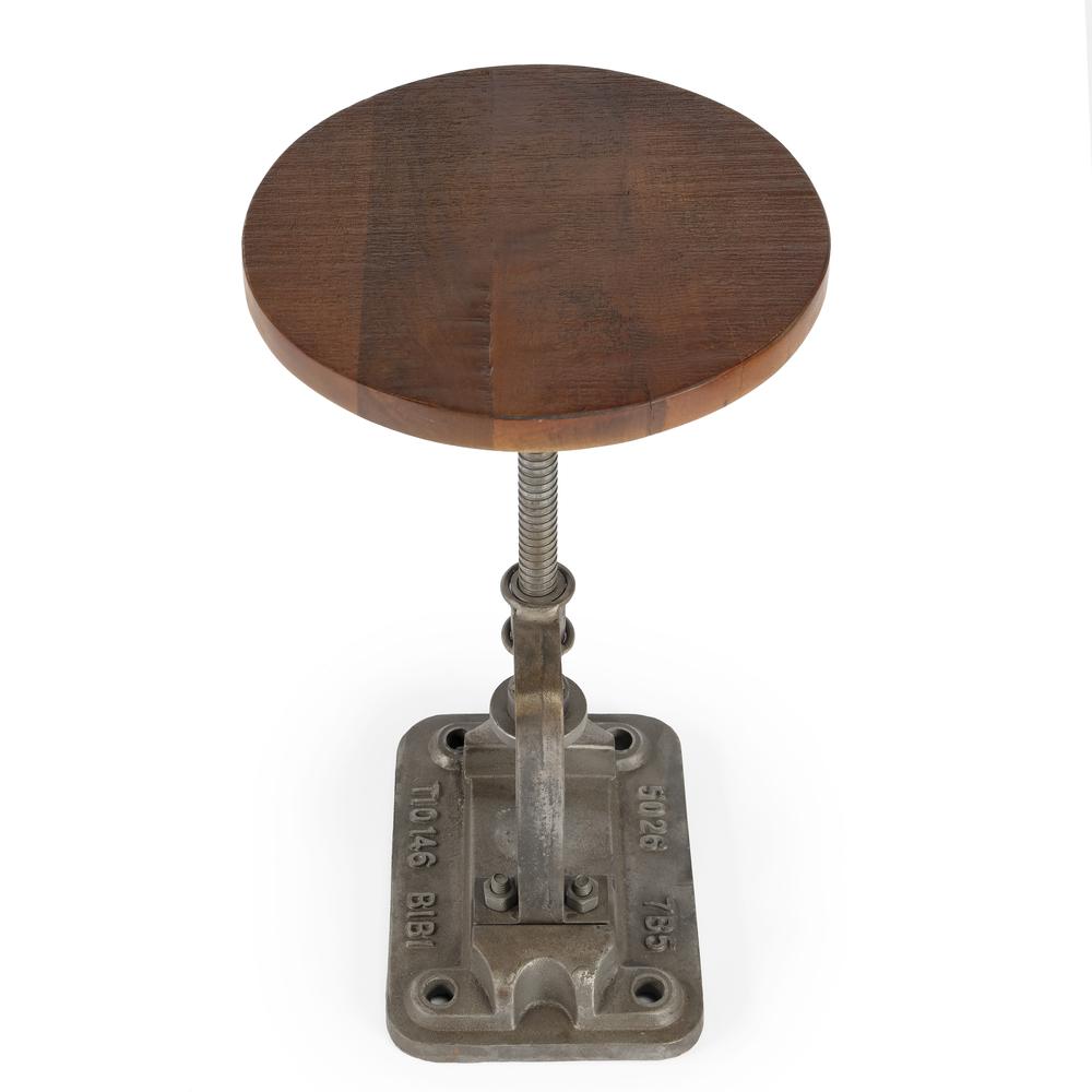 Ellis Adjustable Pedestal Side table, Multi-Color. Picture 5