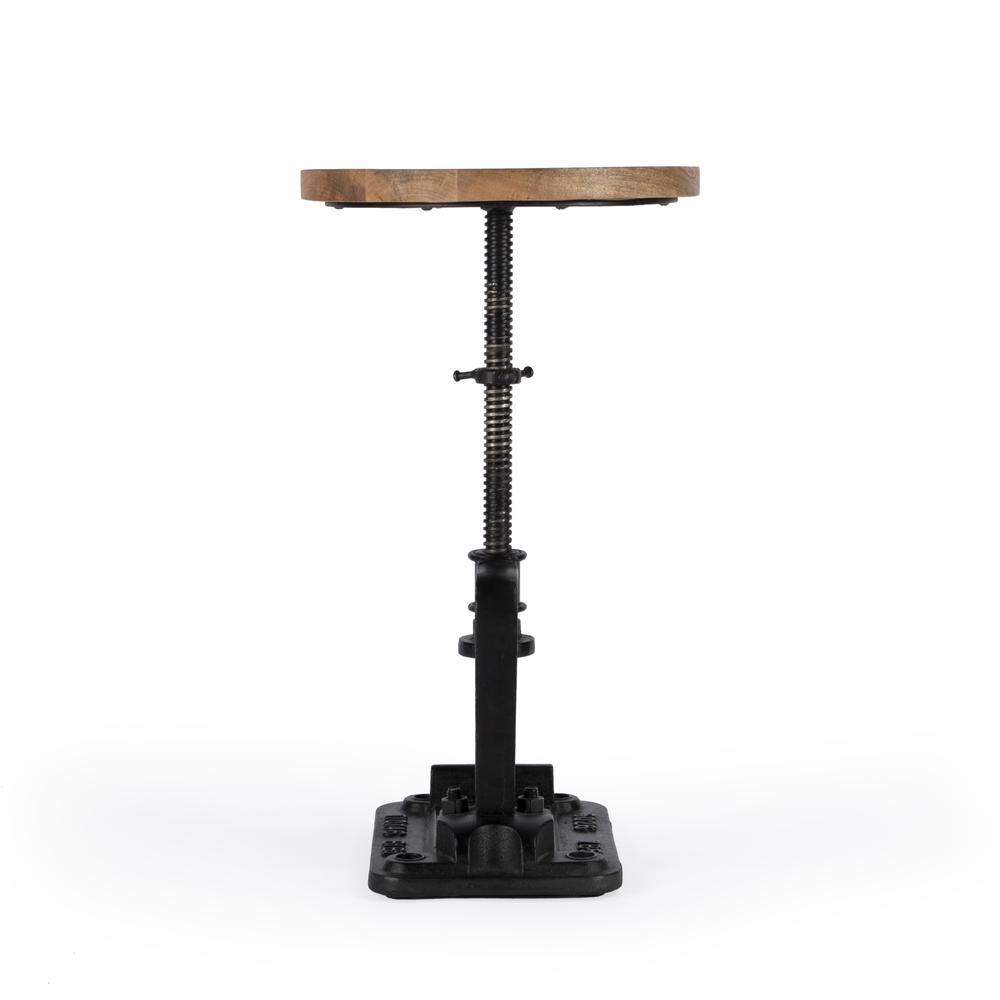 Ellis Adjustable Pedestal Side table, Multi-Color. Picture 4