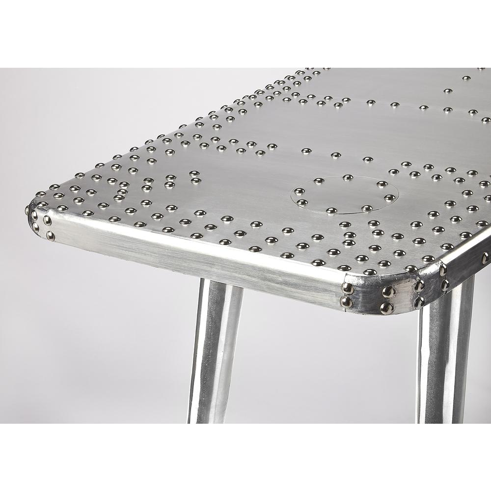 Midway Aviator Desk, Silver. Picture 7