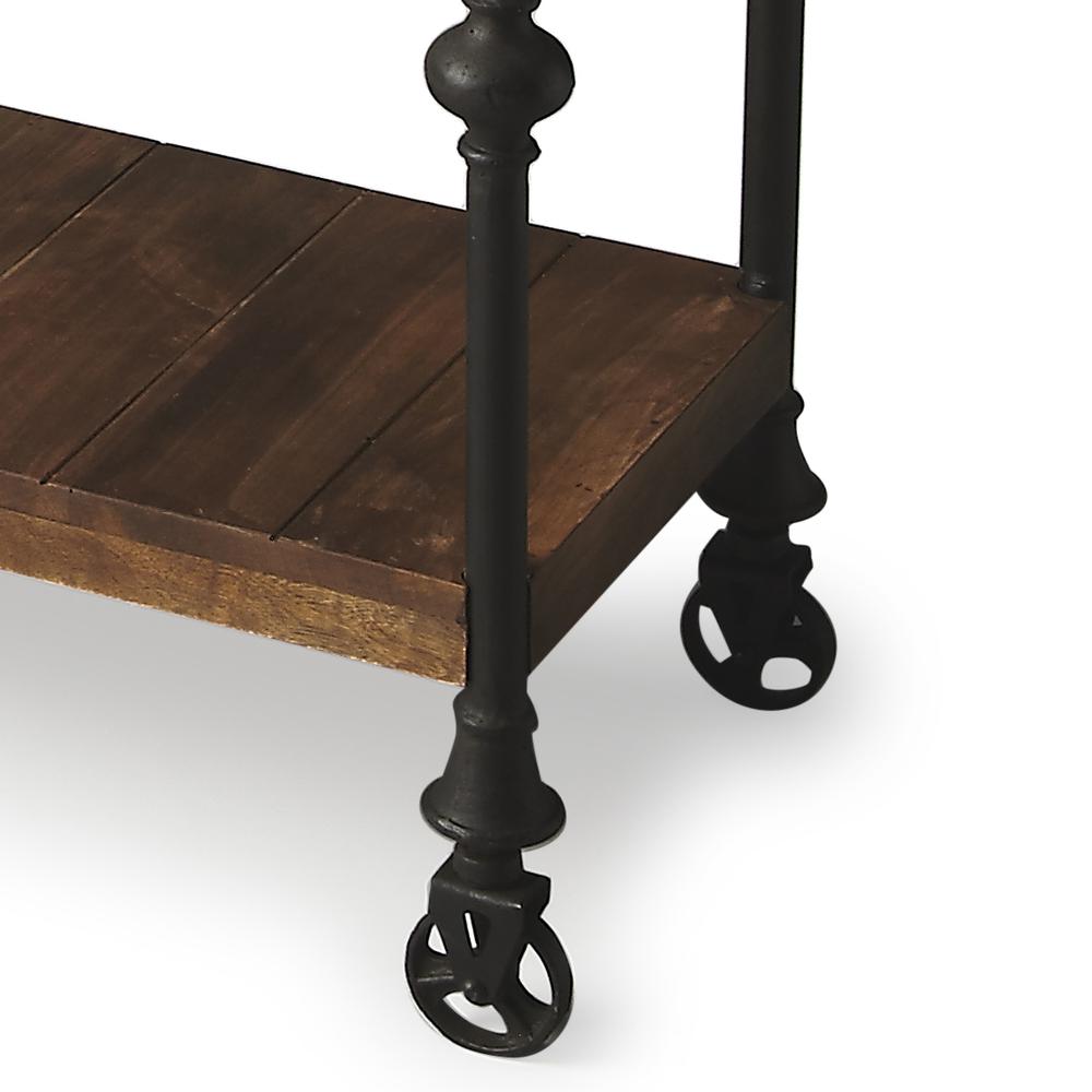 Fontainebleau Industrial Chic Console Table, Multi-Color. Picture 2