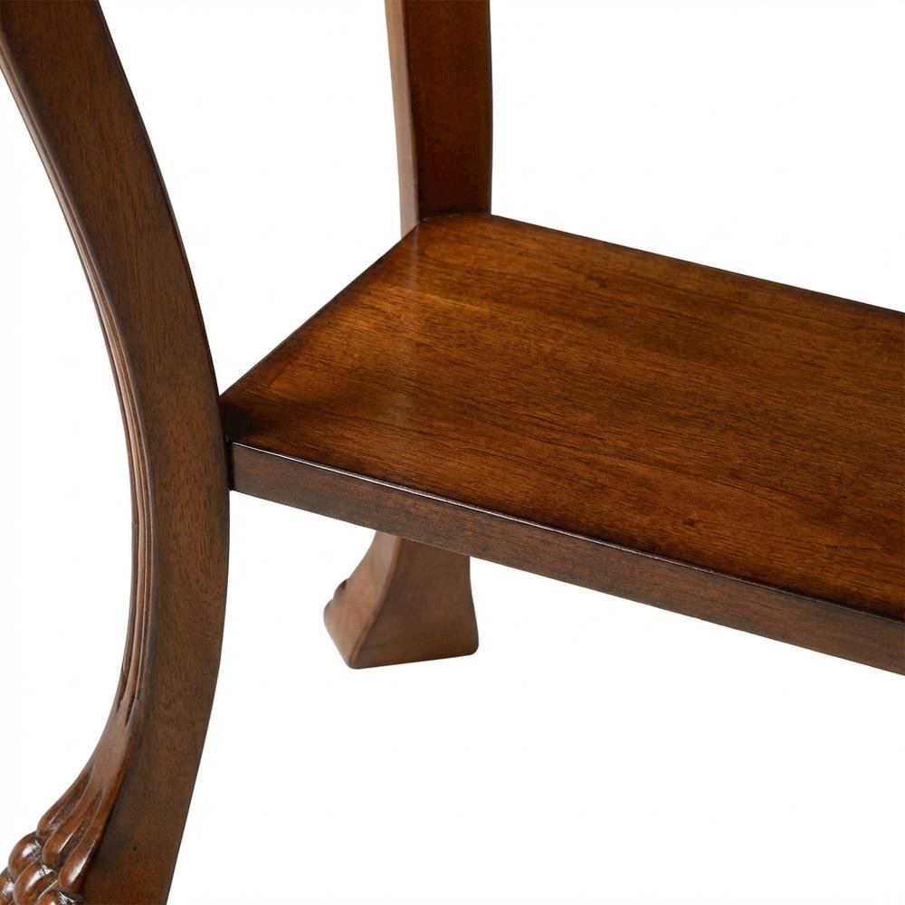 Traditional Console Table with Drawer for Entryway, Accent Sofa Table, Olive Ash. Picture 7