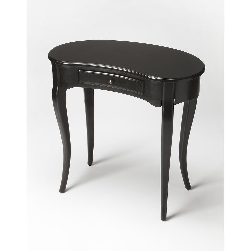 Edgewater Writing Desk, Black. Picture 1