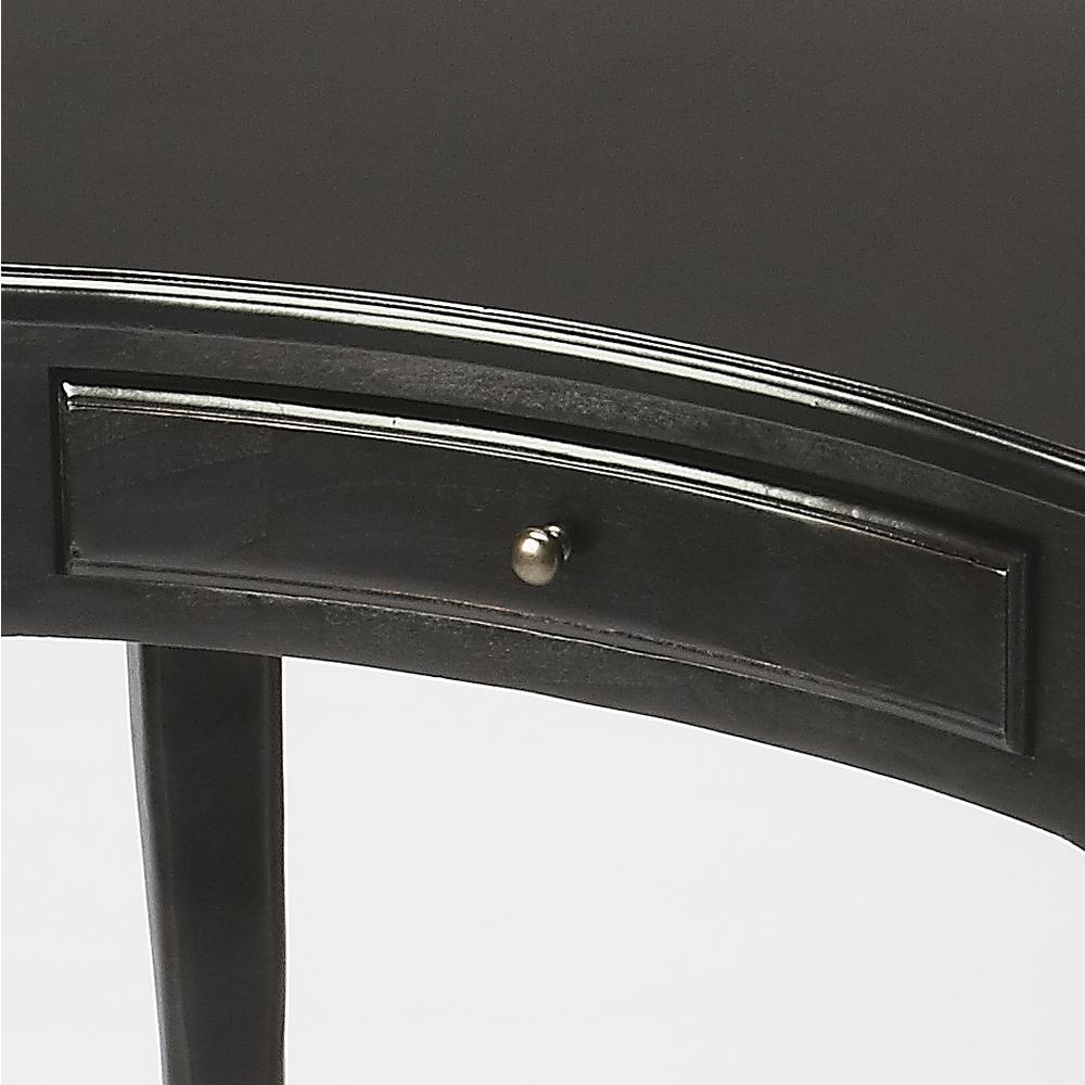 Edgewater Writing Desk, Black. Picture 2