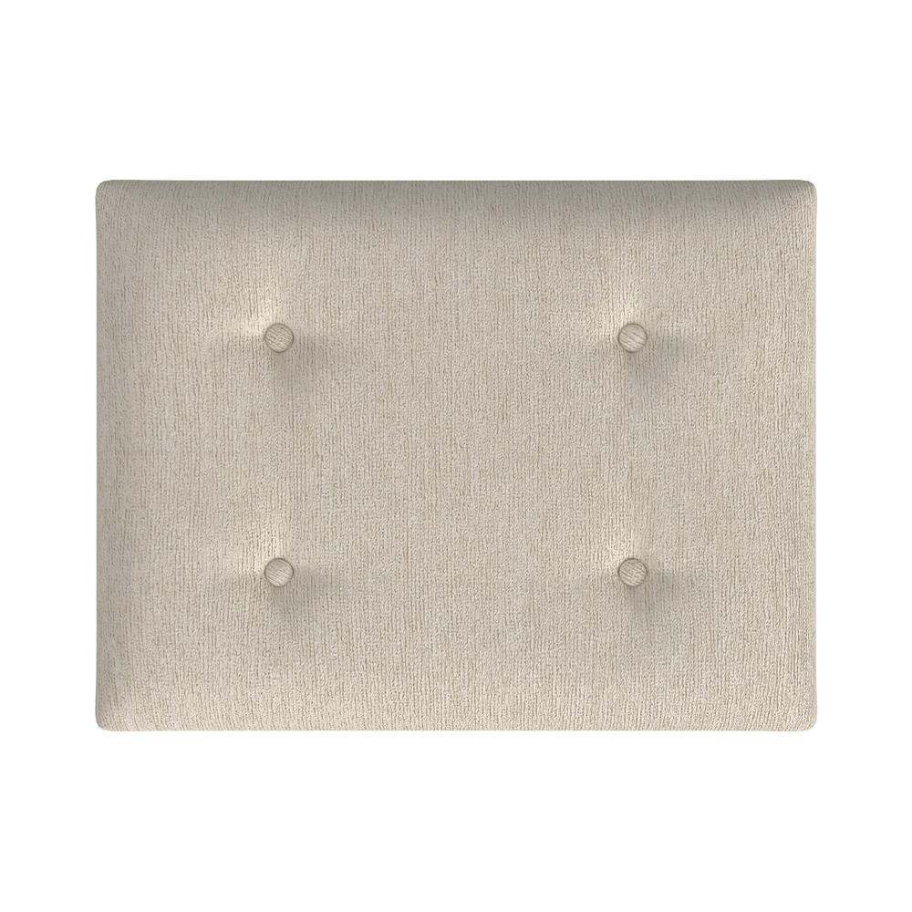 Ashford Upholstered 25.5"W Vanity Stool, Gray. Picture 4