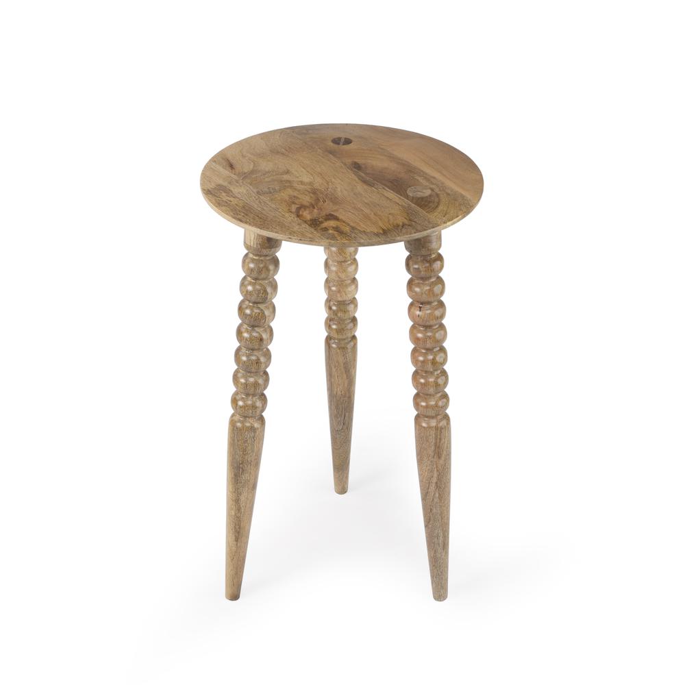 Fluornoy Wood Side Table, Light Brown. Picture 1