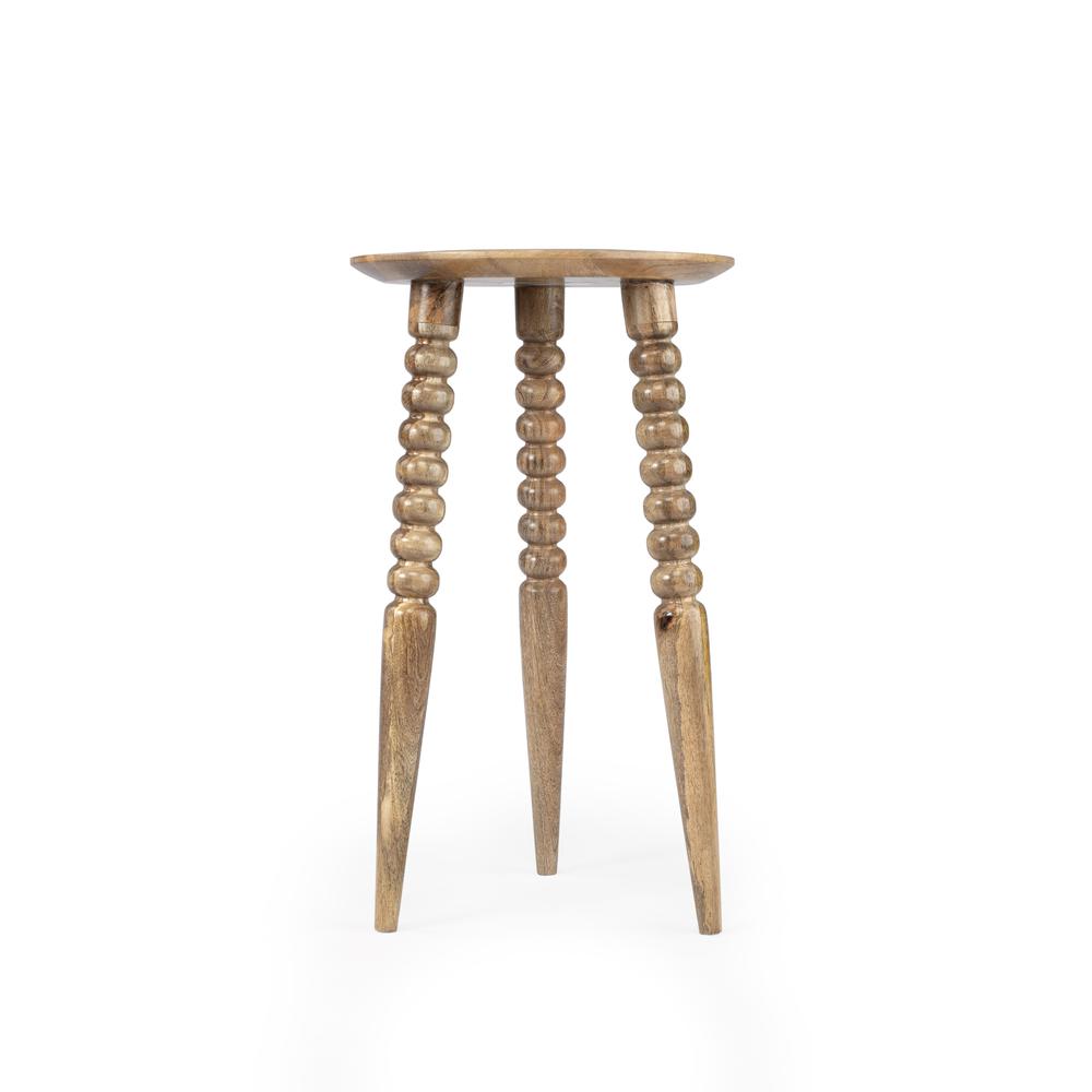 Fluornoy Wood Side Table, Light Brown. Picture 2