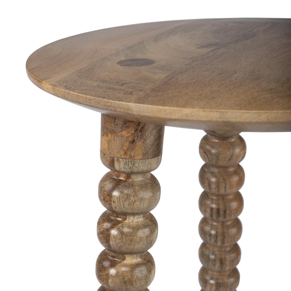 Fluornoy Wood Side Table, Light Brown. Picture 3