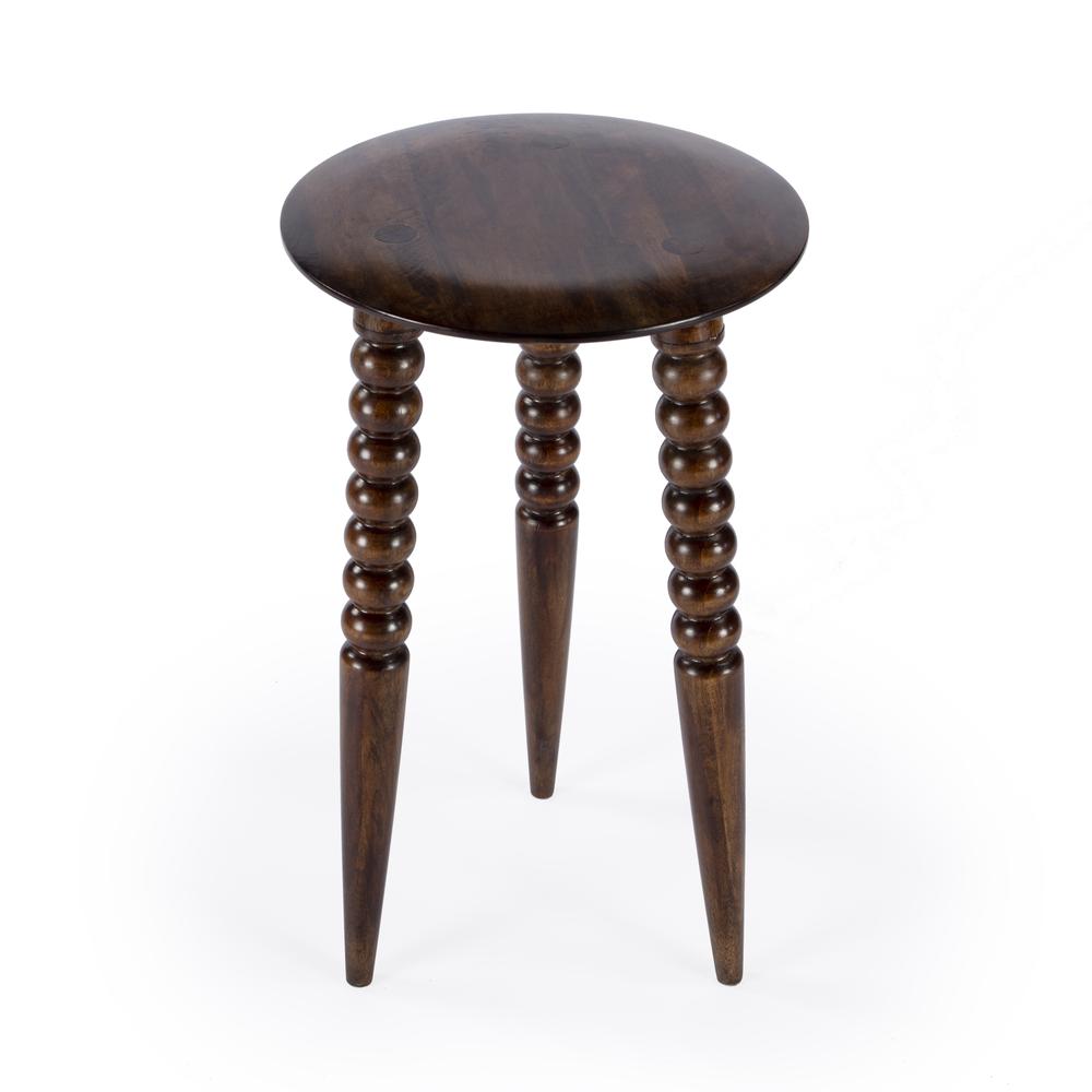 Fluornoy Wood Side Table, Medium Brown. Picture 2