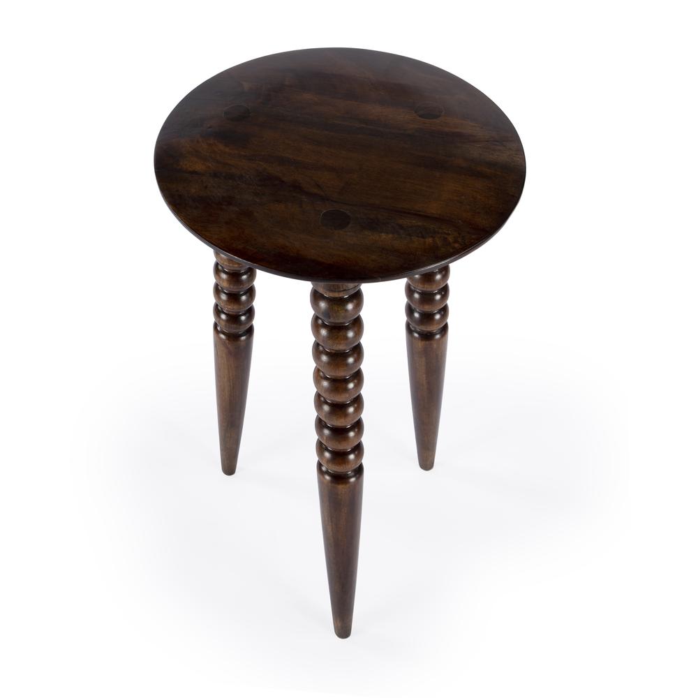 Fluornoy Wood Side Table, Medium Brown. Picture 3