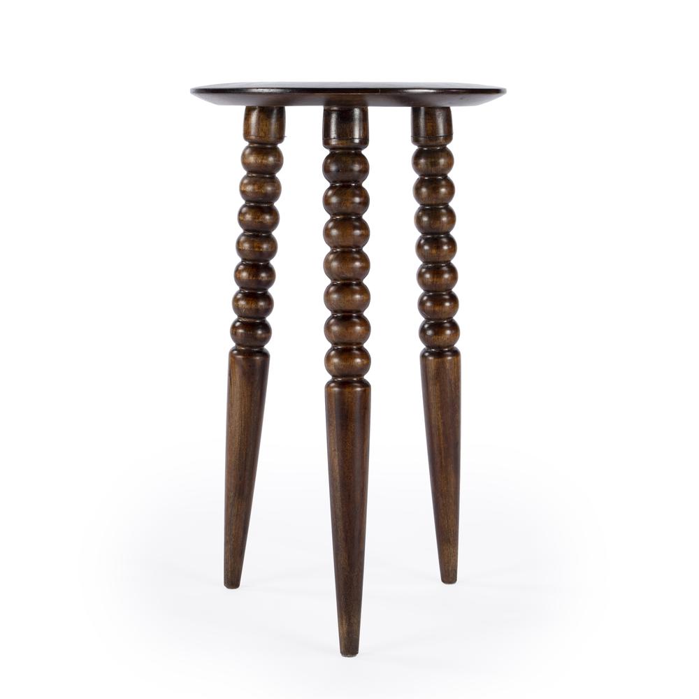 Fluornoy Wood Side Table, Medium Brown. Picture 4