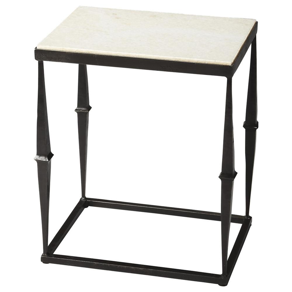 Jacoby Marble Side Table, Multi-Color. Picture 1