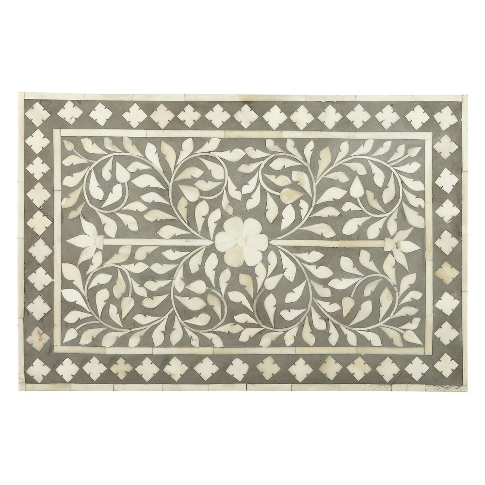 Vivienne Grey Bone Inlay Accent Chest, Gray. Picture 2