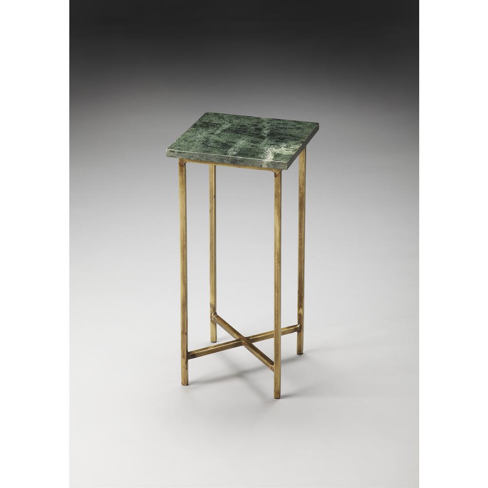 Versilia Green Marble Scatter Side  Table, Green. Picture 2
