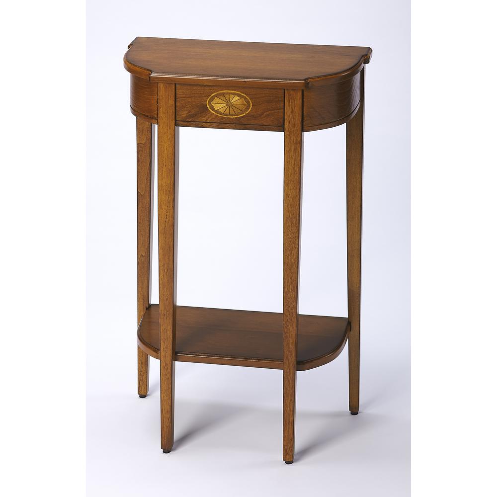 Wendell Console Table, Medium Brown. Picture 1