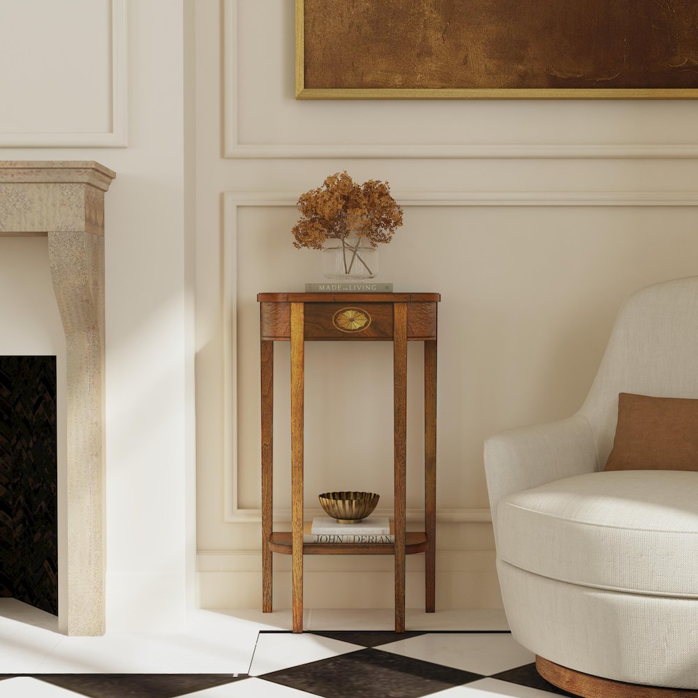 Wendell Console Table, Medium Brown. Picture 8