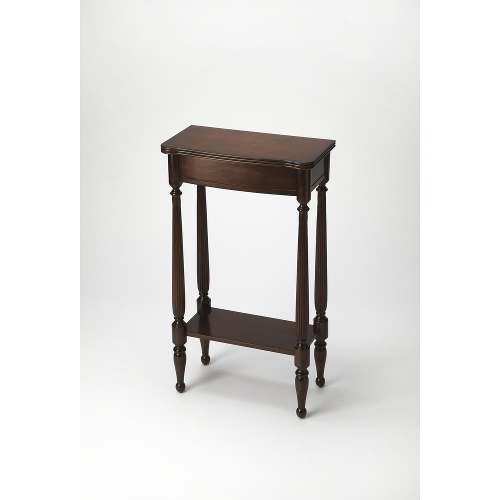 Whitney Console Table, Medium Brown. Picture 1
