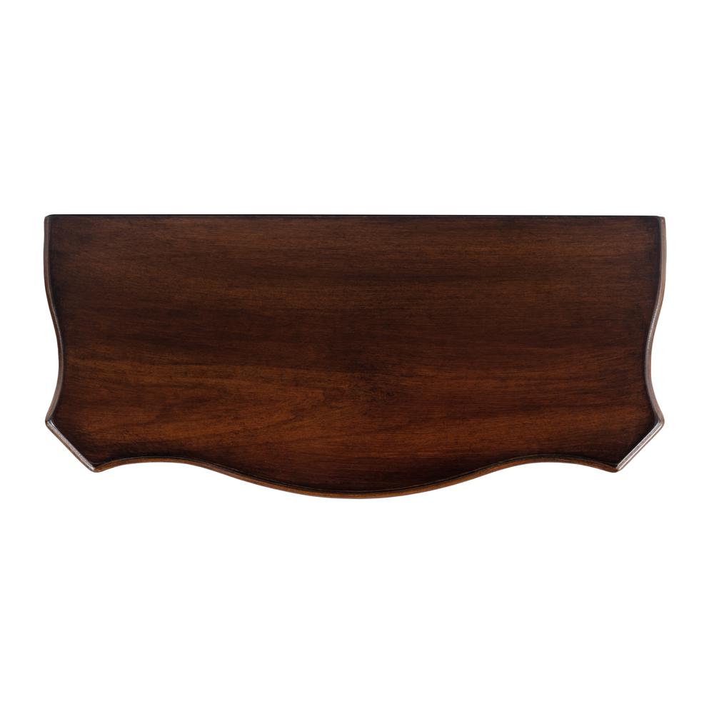 Cheshire Ballerina 22" Console Table, Medium Brown. Picture 6