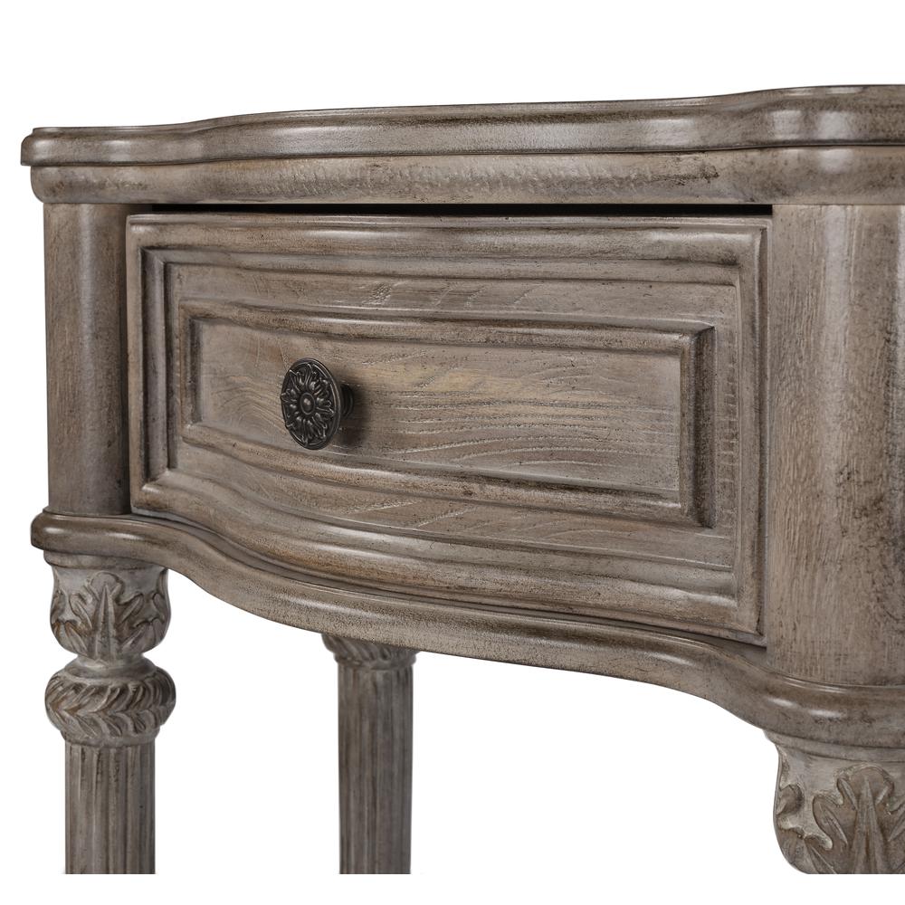 Peyton Console Table, Gray, Natural. Picture 3