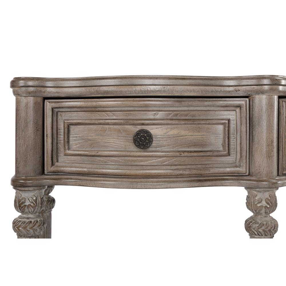 Peyton Console Table, Gray, Natural. Picture 5