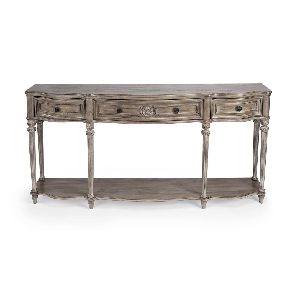 Peyton Console Table, Gray, Natural. Picture 7