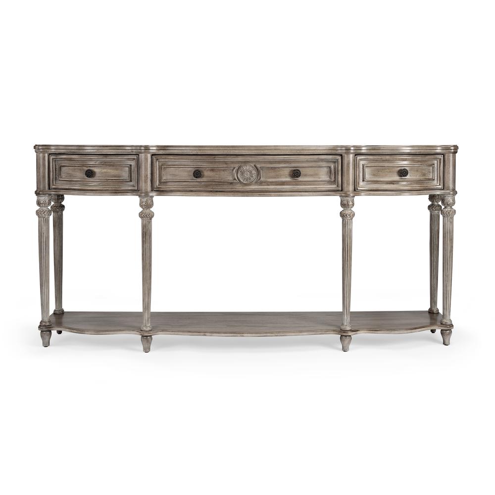 Peyton Console Table, Gray, Natural. Picture 8