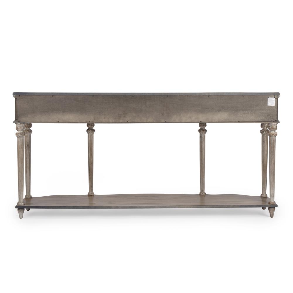Peyton Console Table, Gray, Natural. Picture 10