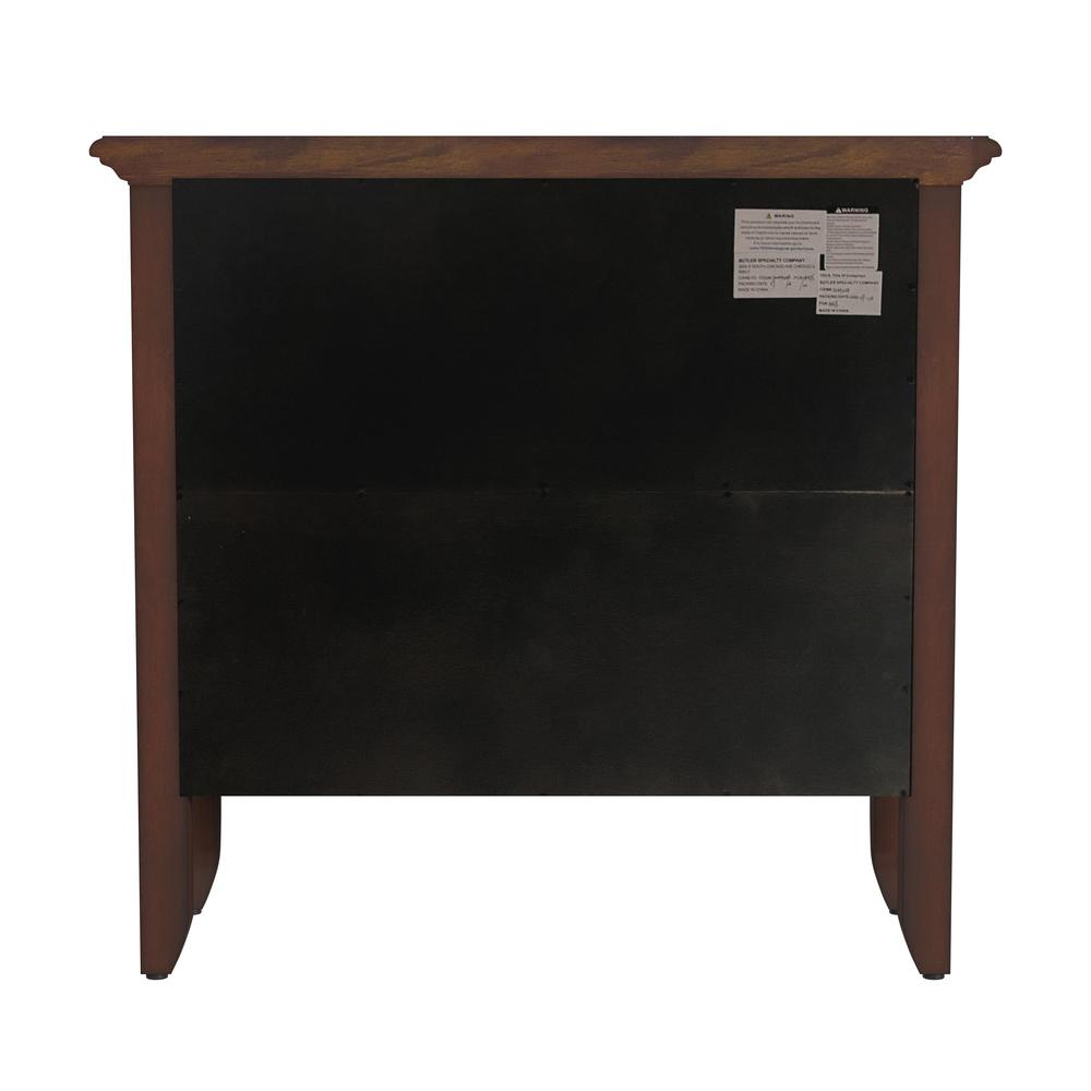 Newport 32"W 2 Shelf Bookcase, Dark Brown. Picture 4