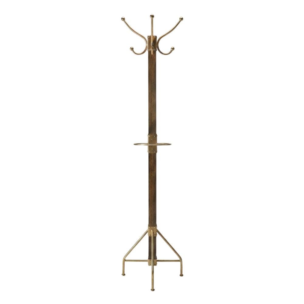 Freestanding Coat Rack with Hooks, Transitional Hall Tree for the Entryway. Picture 1