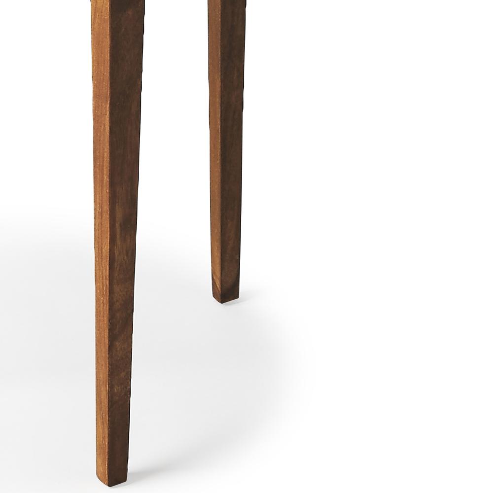 Cagney Solid Wood Side Table, Light Brown. Picture 2