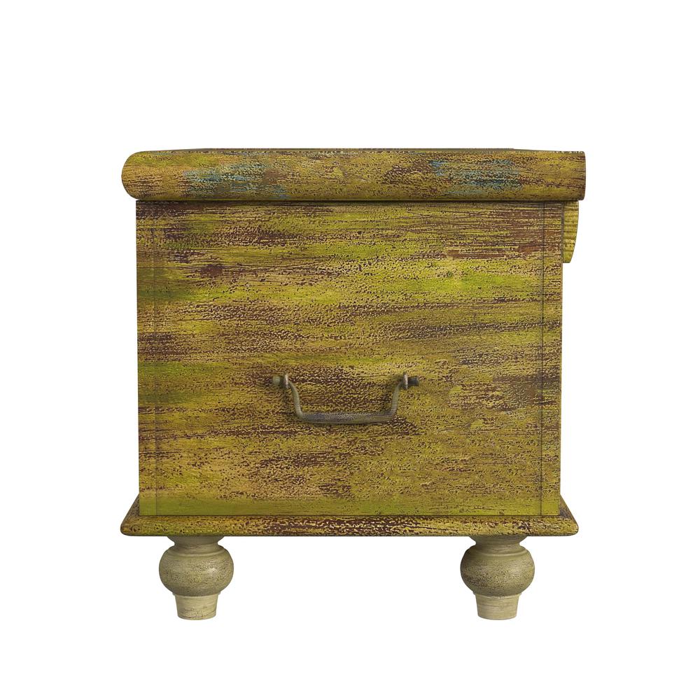 Mesa Carved Wood Trunk Coffee Table, Assorted. Picture 3