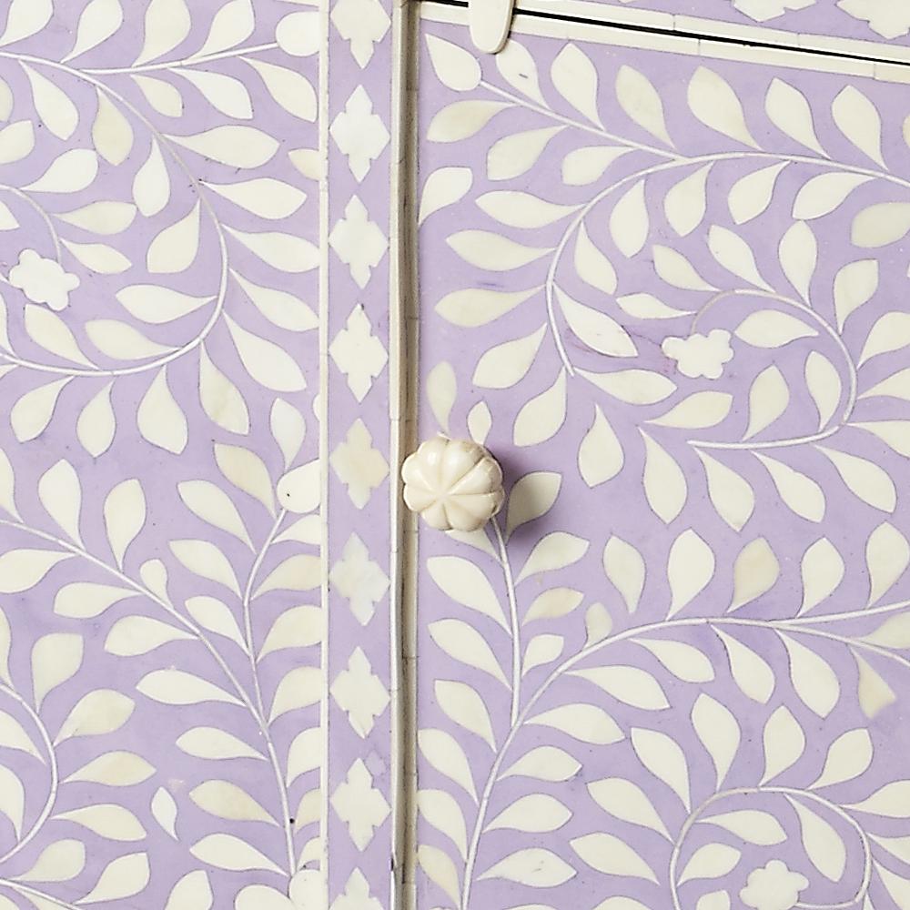 Vivienne Lavender Bone Inlay Console Chest, Purple. Picture 2