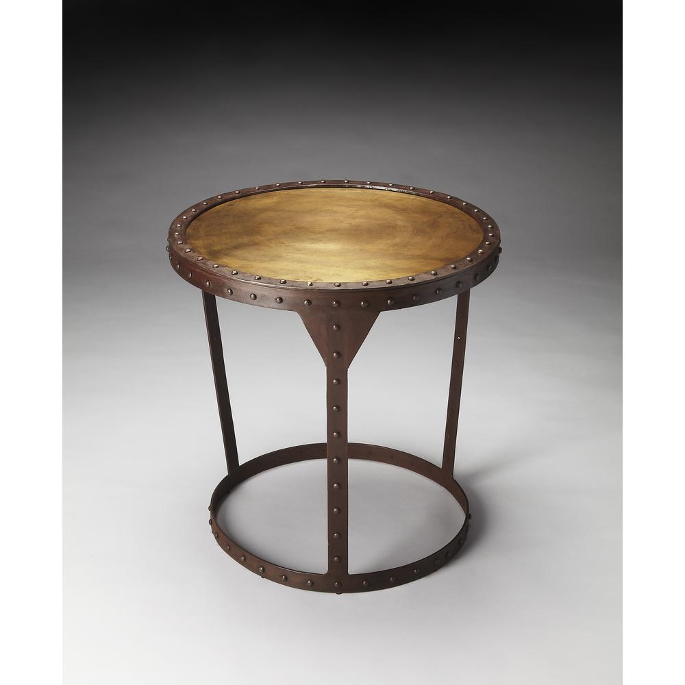 Bonham Iron Side Table, Bronze. Picture 1
