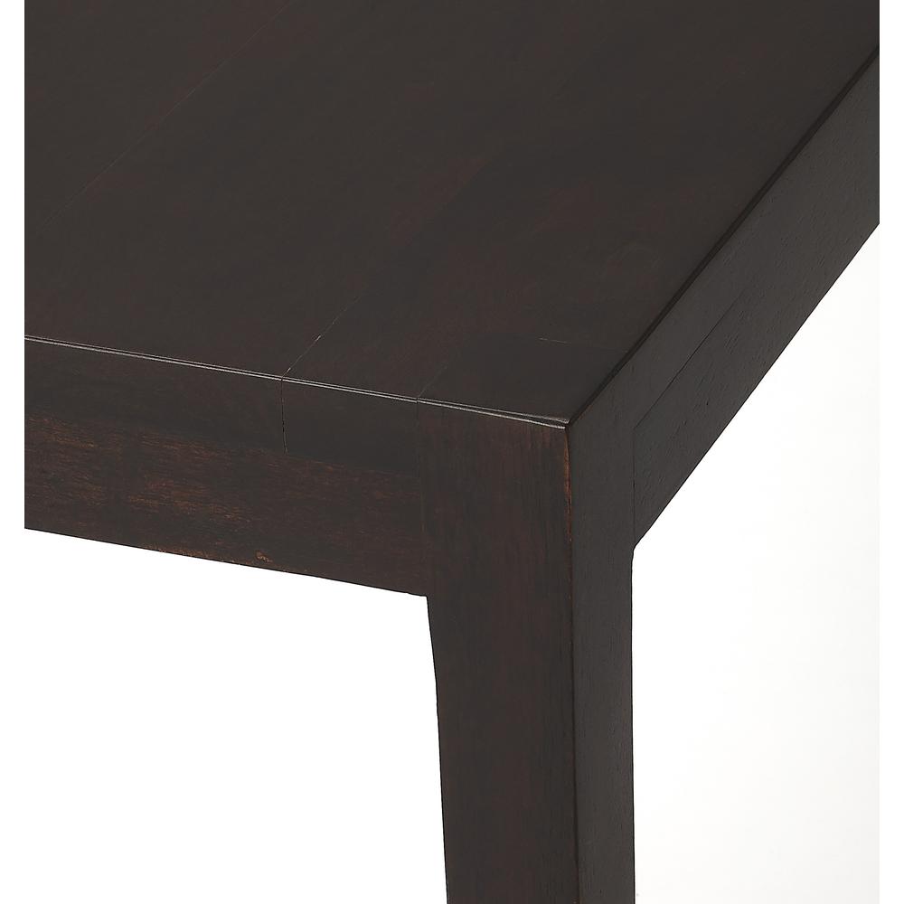 Cagney Solid Wood Scatter Side Table, Dark Brown. Picture 4