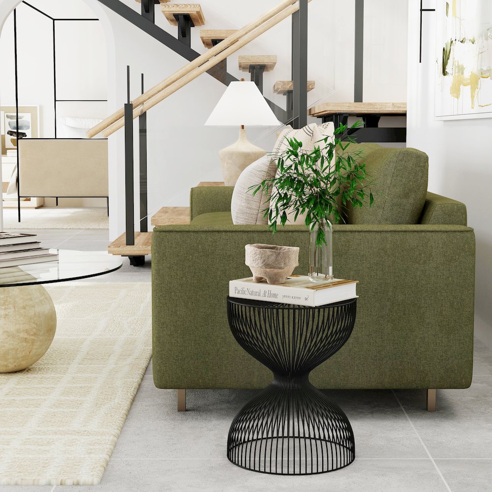 Nicholas Metal Side Table, Black. Picture 3