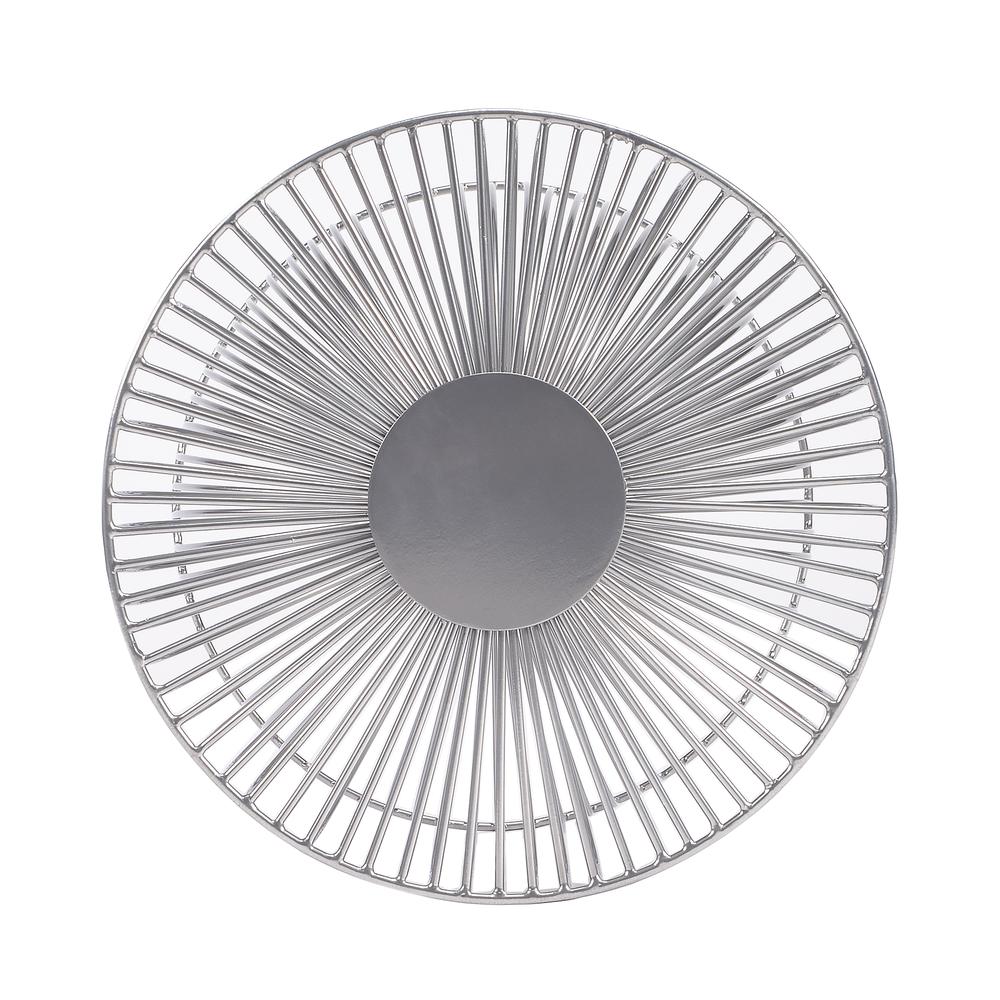 Nicholas Silver Meatl Side Table, Silver. Picture 4