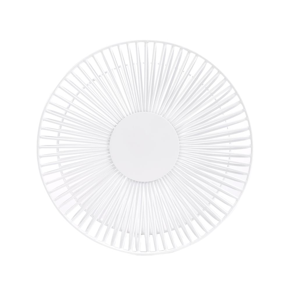 Nicholas Metal Side Table, White. Picture 4