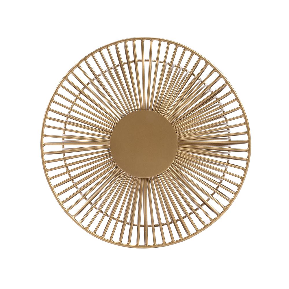 Nicholas Metal Side Table, Gold. Picture 4