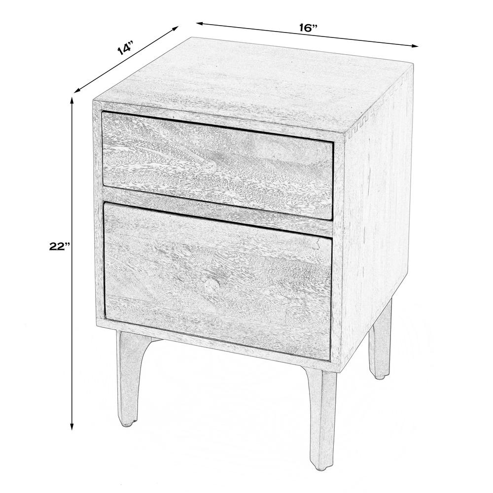 Nuance Loft End Table, Light Brown. Picture 8