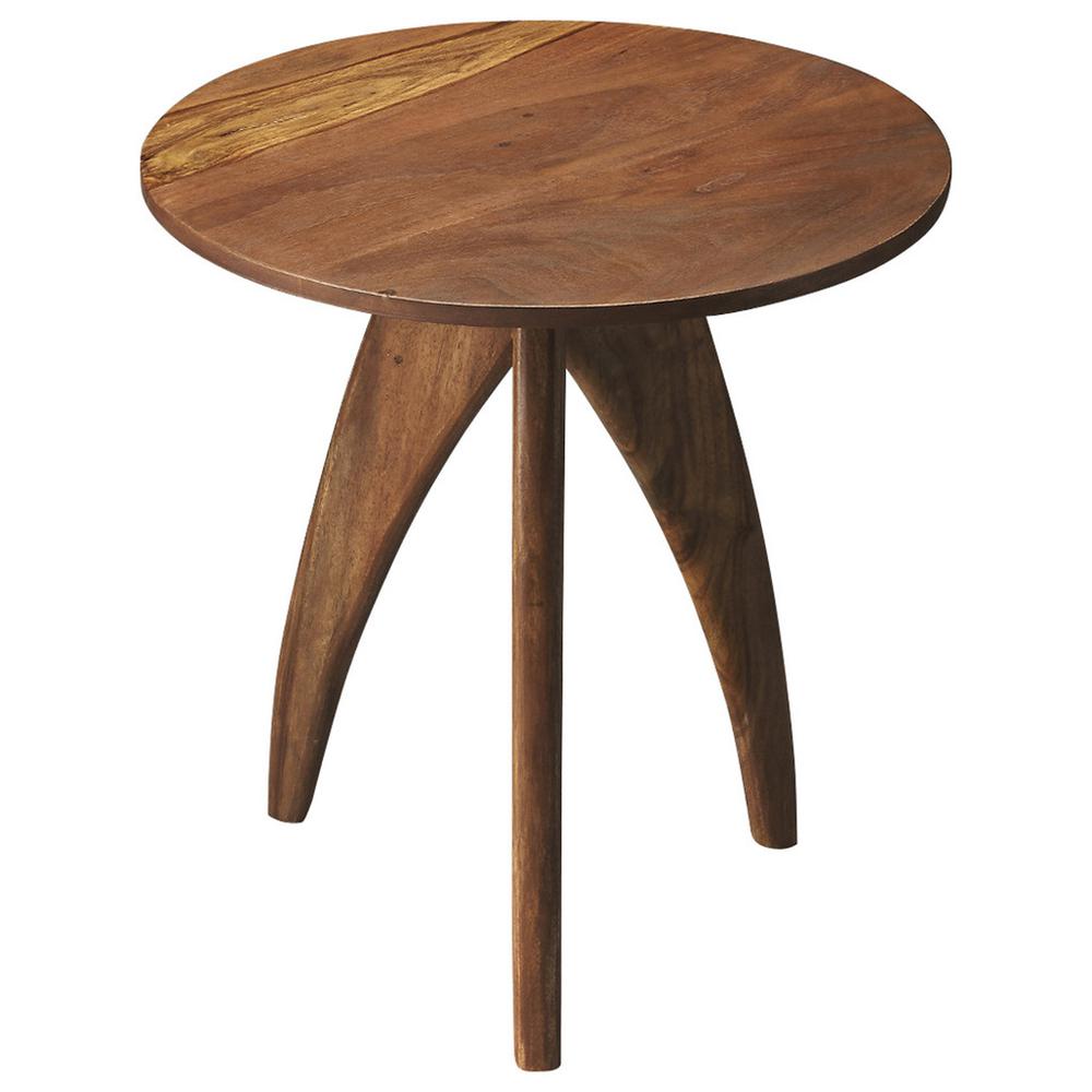 Lautner Modern Side Table, Light Brown. Picture 1