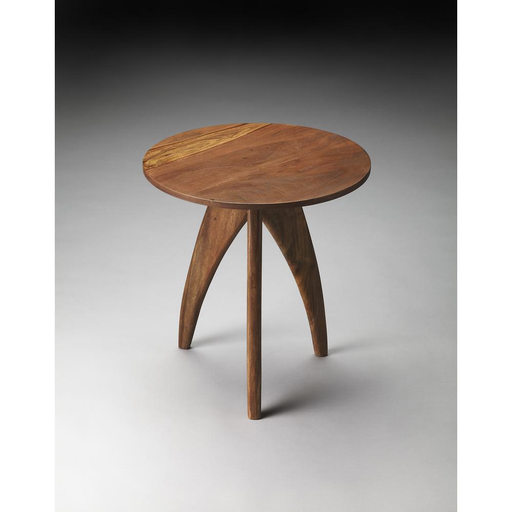Lautner Modern Side Table, Light Brown. Picture 2