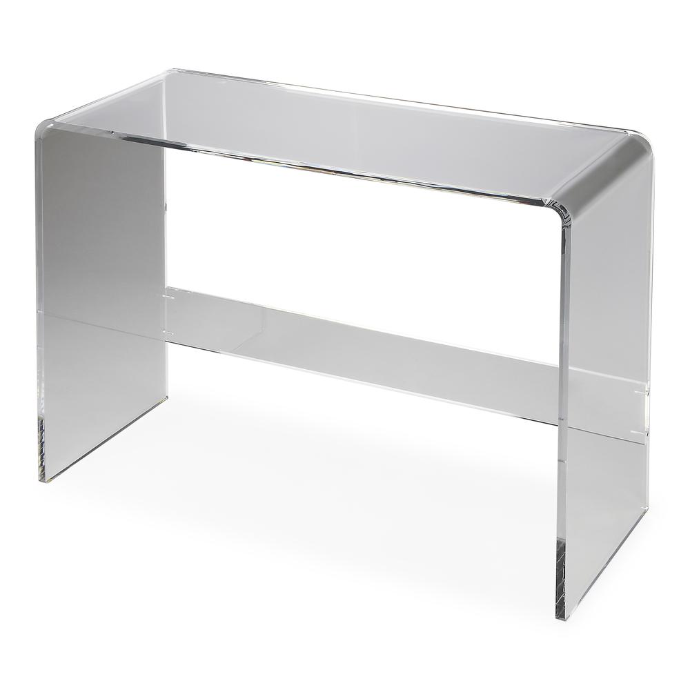 Crystal Clear Acrylic Console Table, Clear. Picture 1