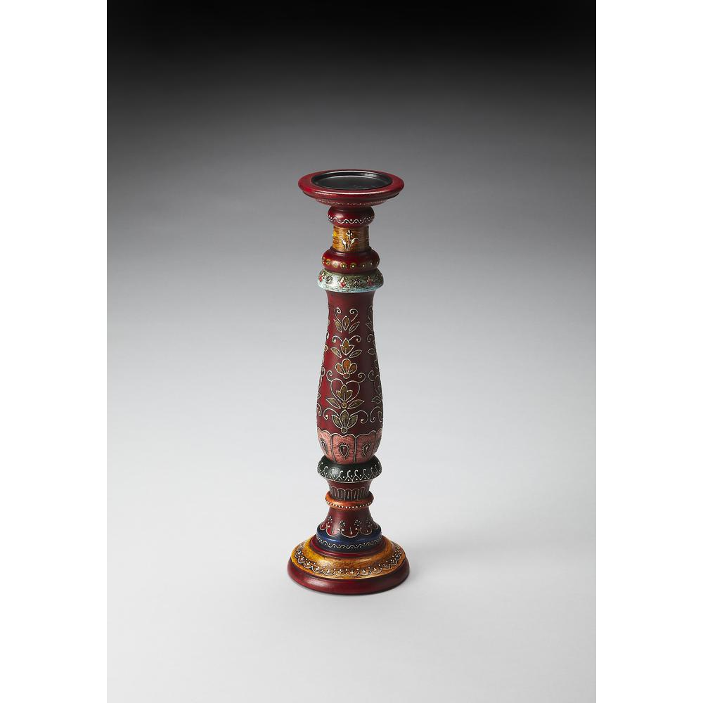 Meadow Hand Painted Candle Holder, Assorted. Picture 2